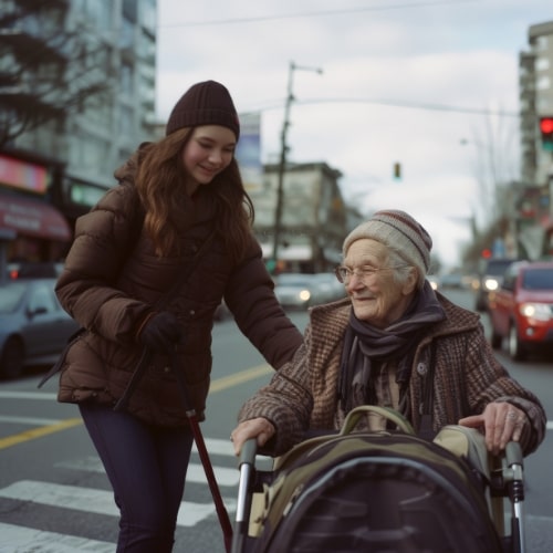 Mobility transport for seniors